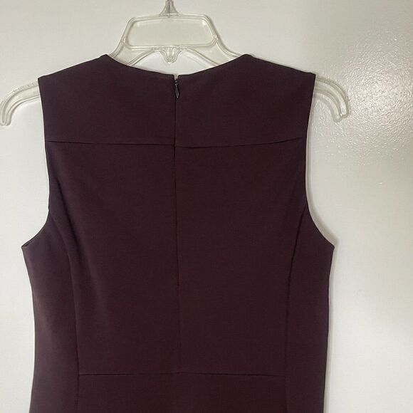 NEW! Diane Von Furstenberg DVF purple sleeveless sheath dress size US 8 $398 - Picture 6 of 7
